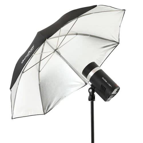 Godox Umbrella Black / Silver 85cm + Diffuser - Image 3