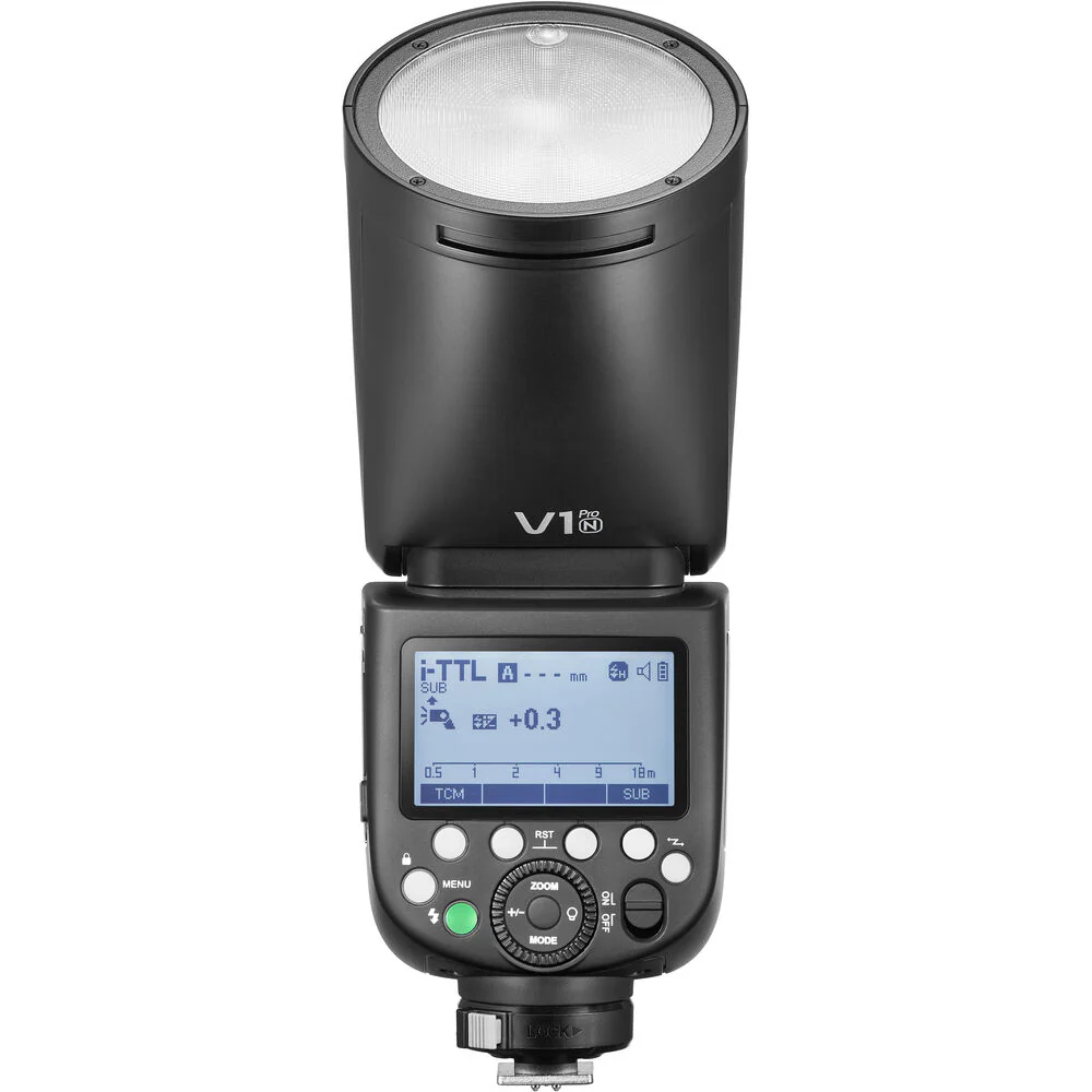 Godox V1 Pro Nikon Round Head TTL Speedlite Flash - Image 8