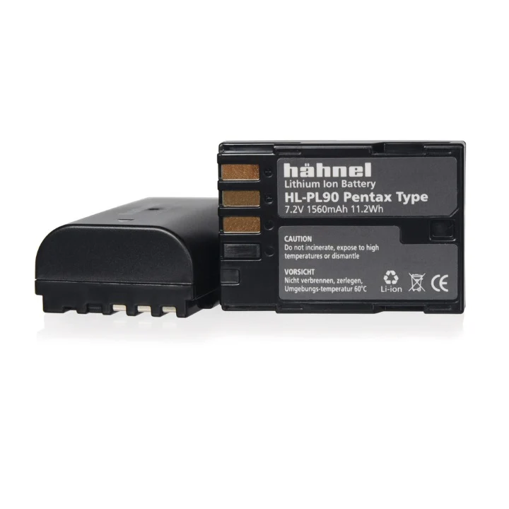 Hahnel D-Li90 1560mAh 7.2V Battery for Pentax K-1 / K-3 / K-7 / K-5 / 645D - Image 2