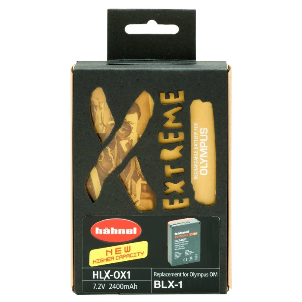 Hahnel Extreme BLX1 Li-ion Battery Olympus 2400mAh 7.2V - Image 3