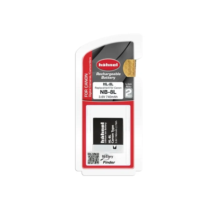 Hahnel NB-8L 740mAh 3.6V Battery for Canon