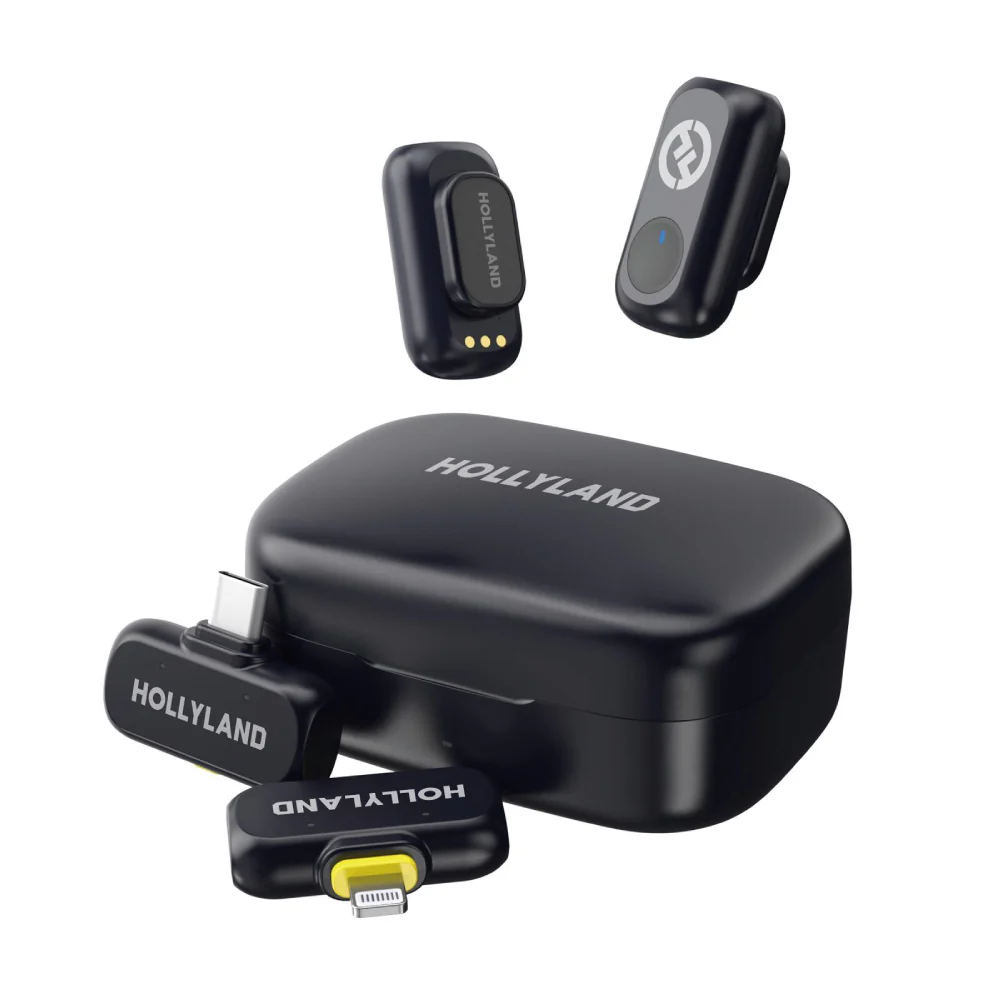 Hollyland Lark A1 Wireless Microphone Kit for Smartphones (Black)