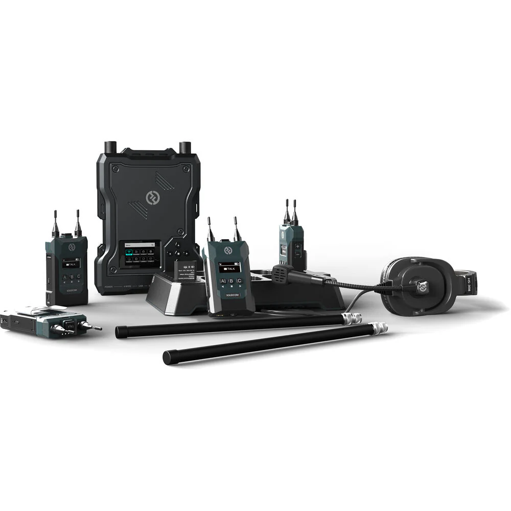 Hollyland Solidcom M1 Full-Duplex Wireless Intercom Solution (4 Beltpacks) - Image 7