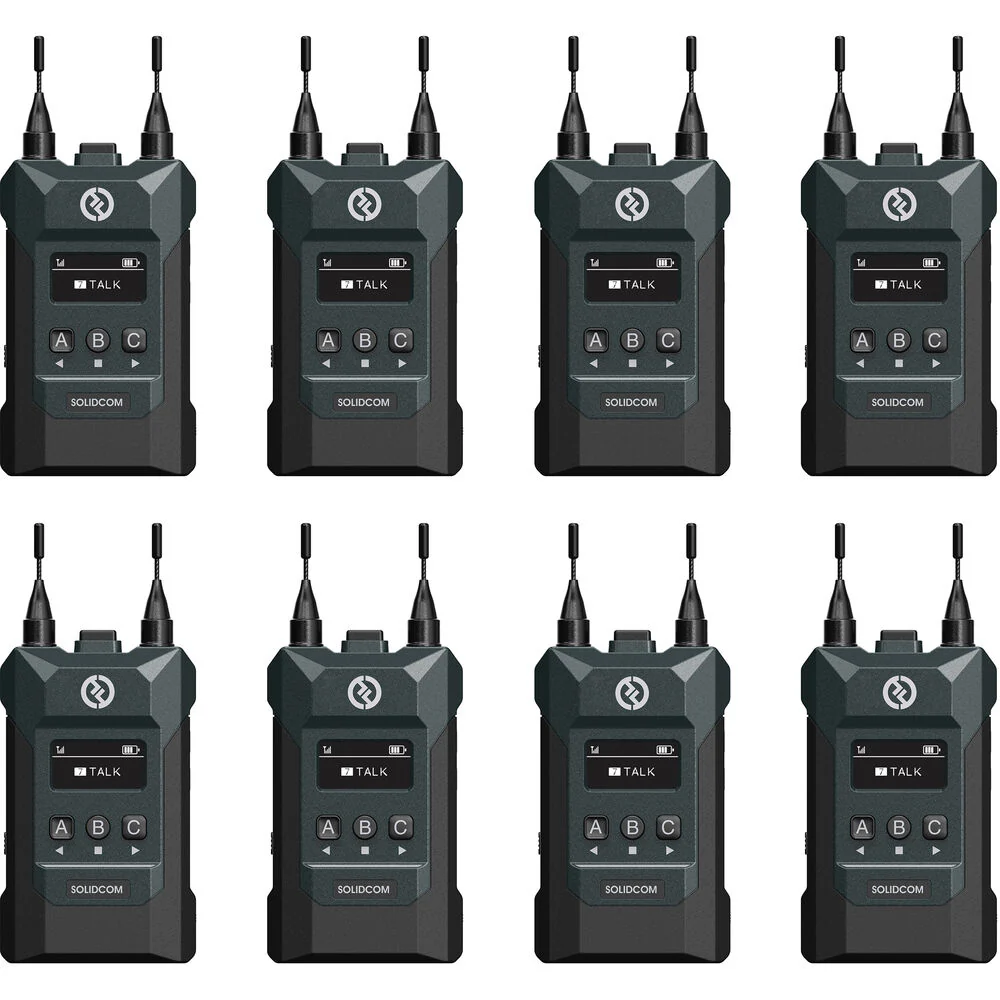 Hollyland Solidcom M1 Full-Duplex Wireless Intercom Solution (8 Beltpacks) - Image 3