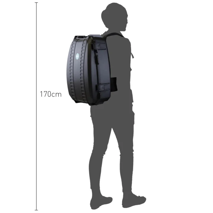 HPRC 3600 - Hard Case Backpack with Cubed Foam - Blue / Black - Image 8