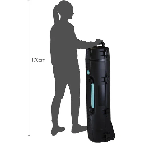 HPRC 6400W - Wheeled Hard Case with Foam for Tripod (Black) - Image 3