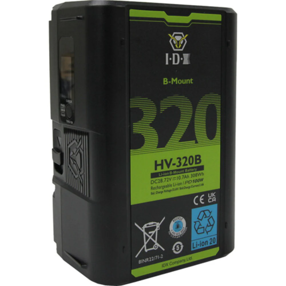 IDX System Technology CinePower HV-320B 28.7V 307Wh B-Mount Battery - Image 5
