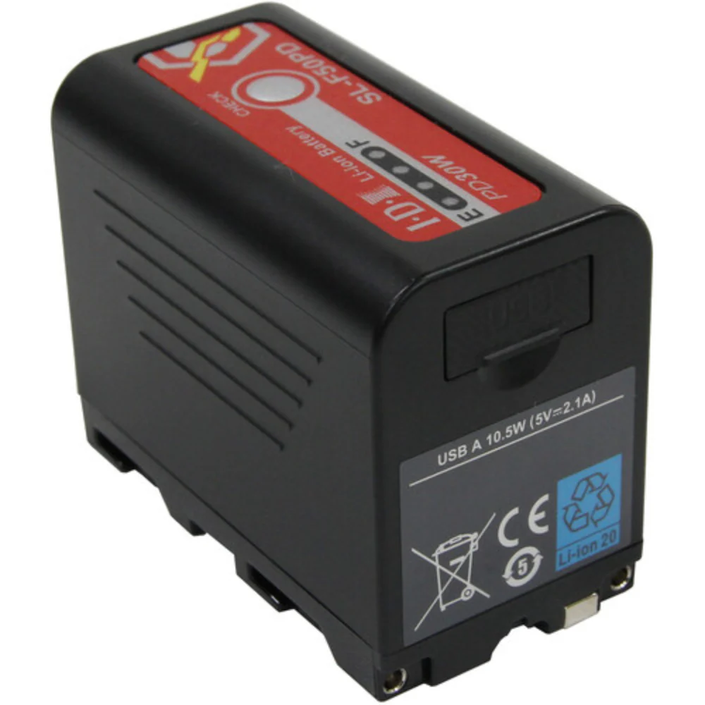 IDX System Technology Sony L-Series Battery with USB-C PD (7.2V, 6600mAh) - Image 3