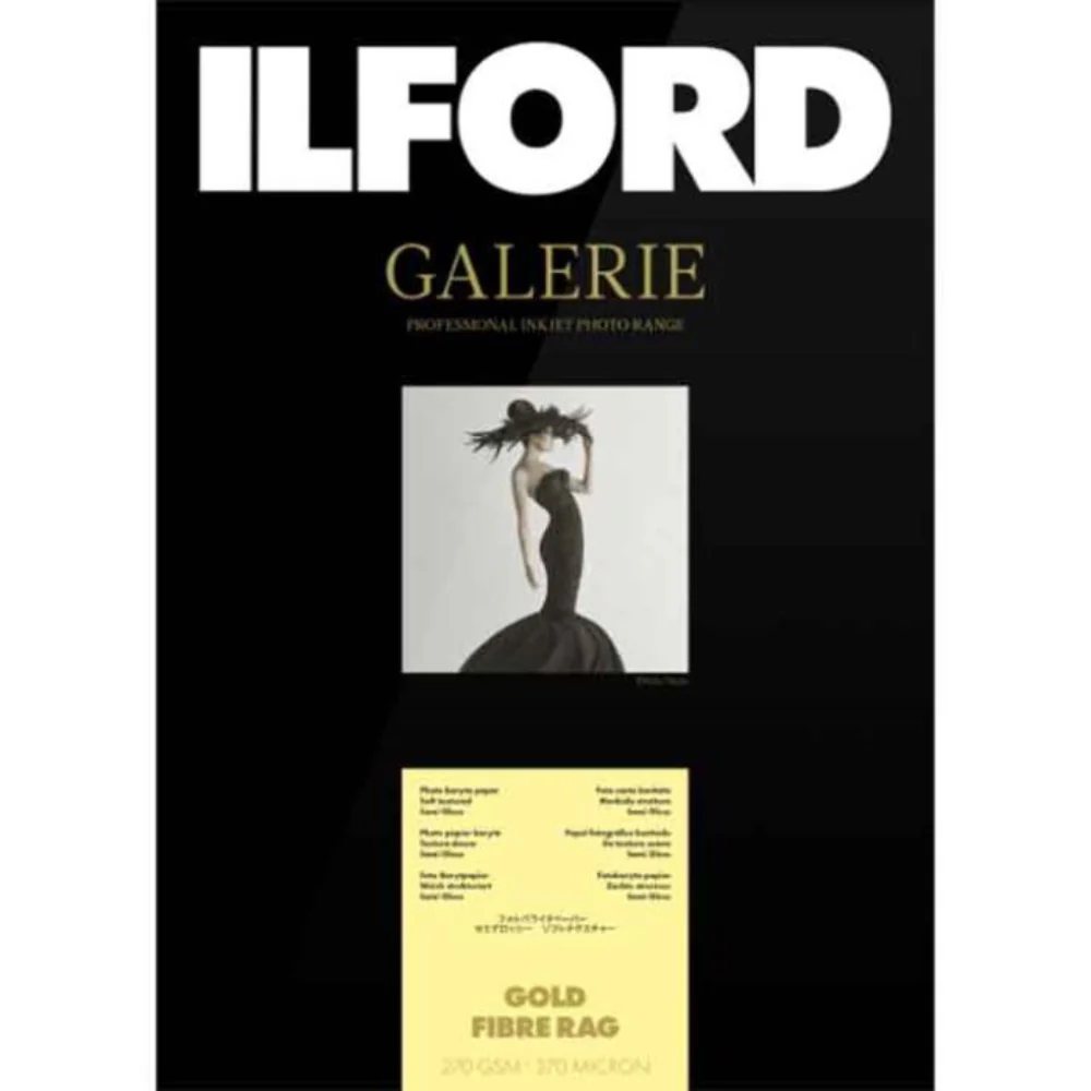 Ilford Galerie Gold Fibre Rag 270gsm (A3, 25 Sheets