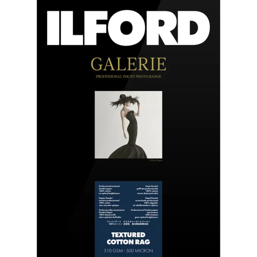 Ilford Galerie Prestige Textured Cotton Rag 310gsm (60", 152.4cm x 15m Roll)
