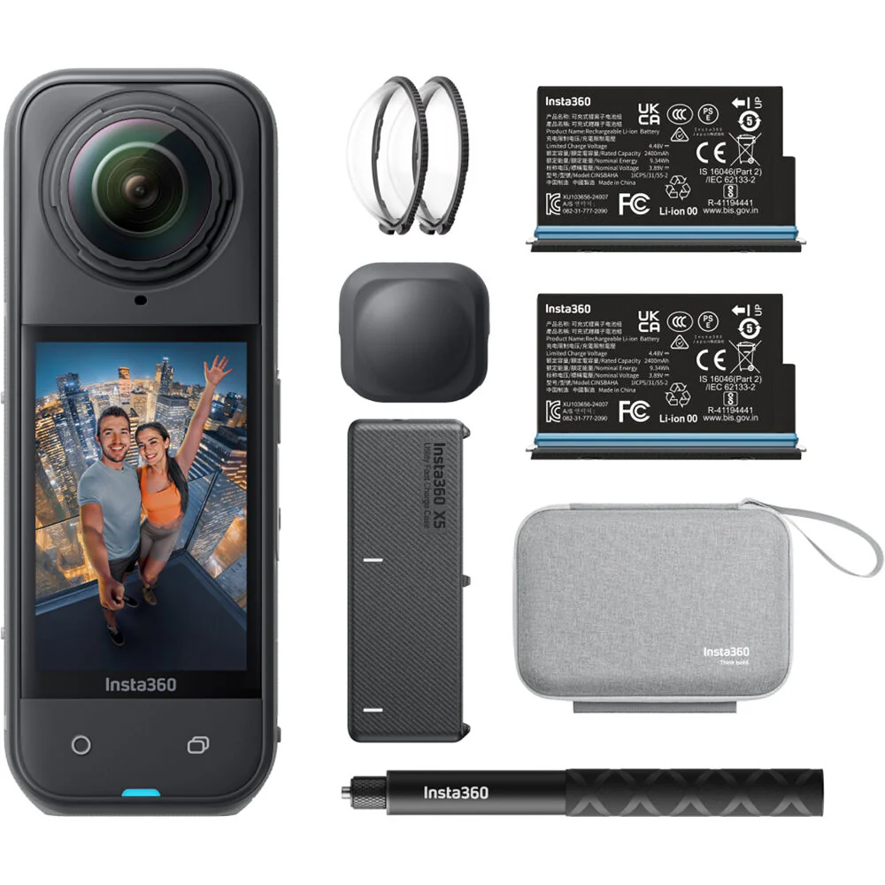 Insta360 X5 360 Camera Essentials Bundle