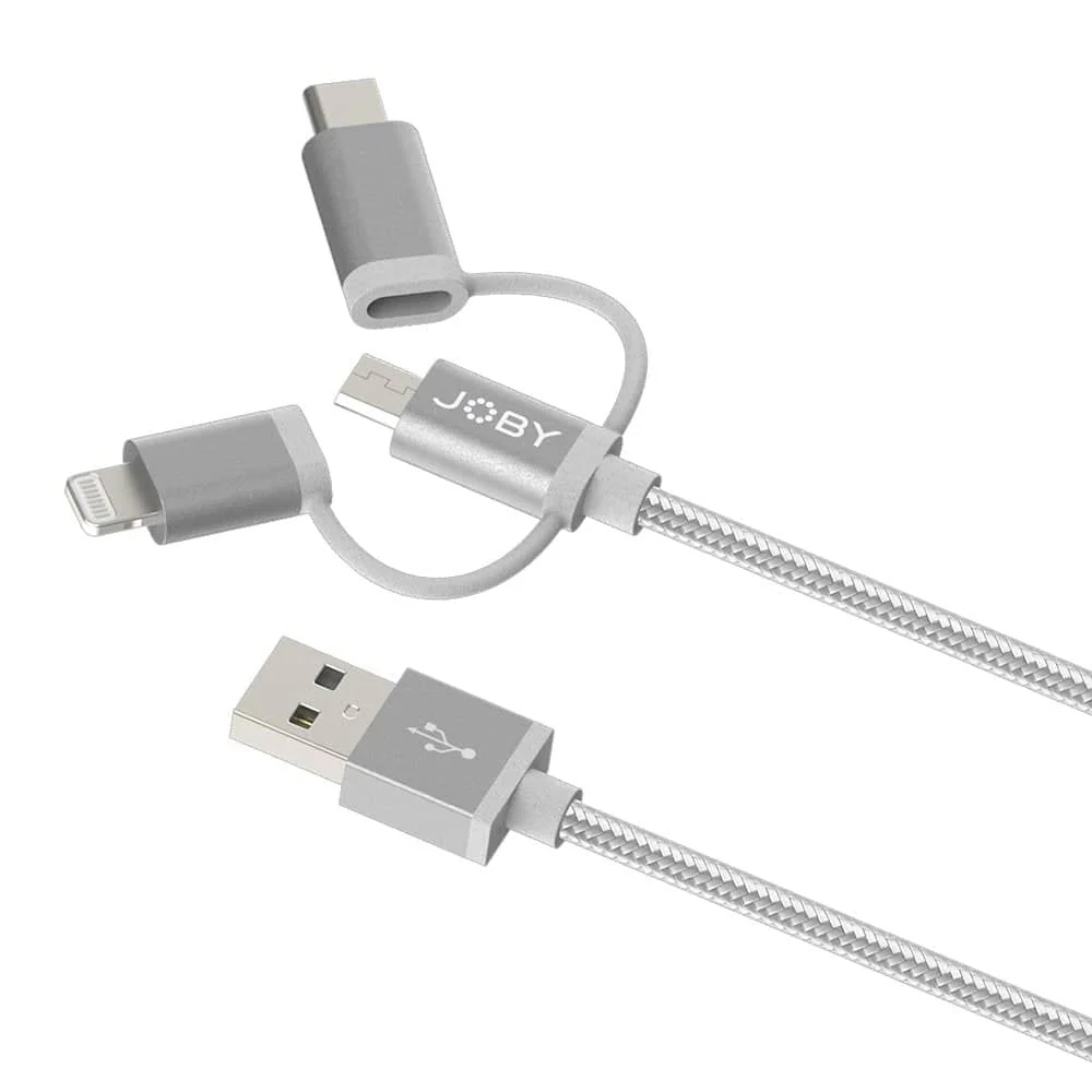 Joby Cable ChargeSync 3in1 1.2M GR - Image 3