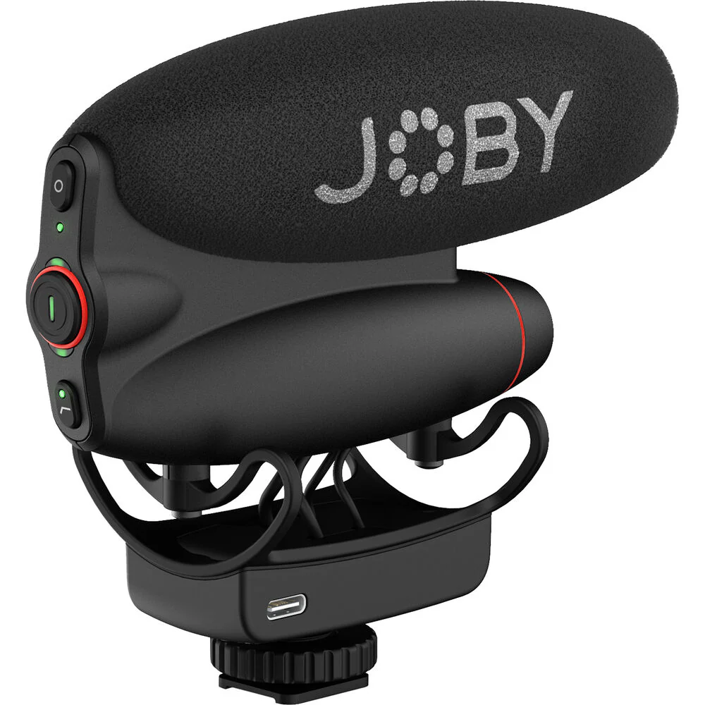 Joby Wavo Pro DS Hybrid Analog/USB Camera-Mount Shotgun Microphone