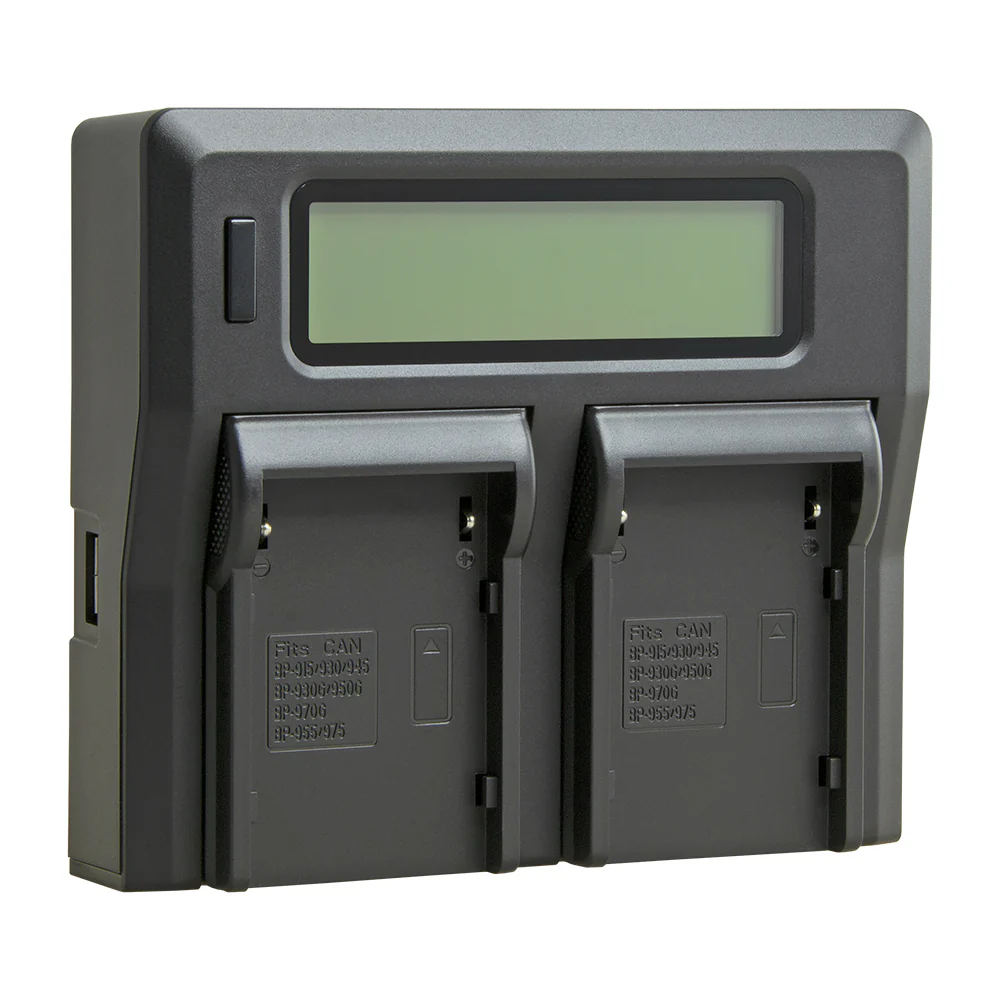 Jupio Dedicated Duo Charger with LCD for Canon BP-955/975 Batteries for Red Komodo - Image 5