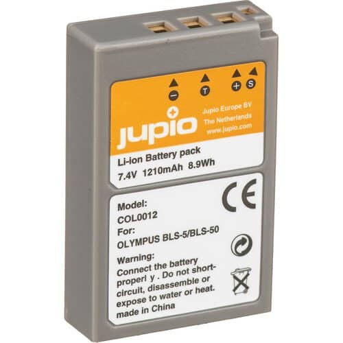 Jupio Olympus BLS-5/PS-BLS5 Battery (7.4V 1210mAh) - Image 2