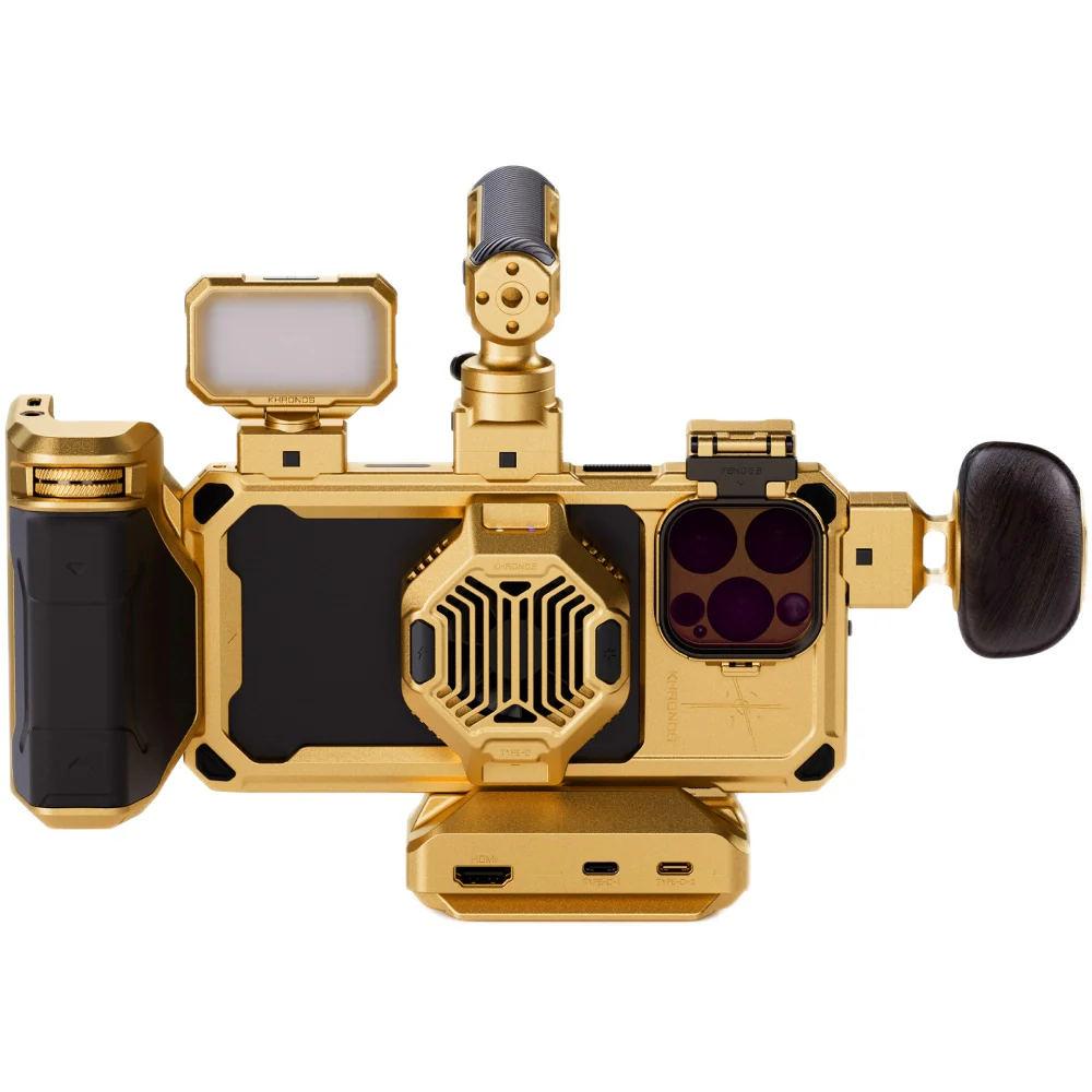Khronos x On the Roam iPhone 16 Pro/Pro Max Ultimate Kit - Gold - Image 2