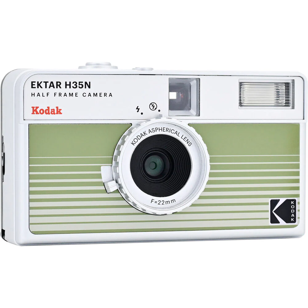 Kodak Ektar H35N Half Frame Camera Colour: Striped Green