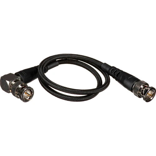 Kondor Blue 50.8cm (20") 12G SDI Straight to Right Angle Cable for 4K 60p Camera Monitors and Transmitters (Black) - Image 2