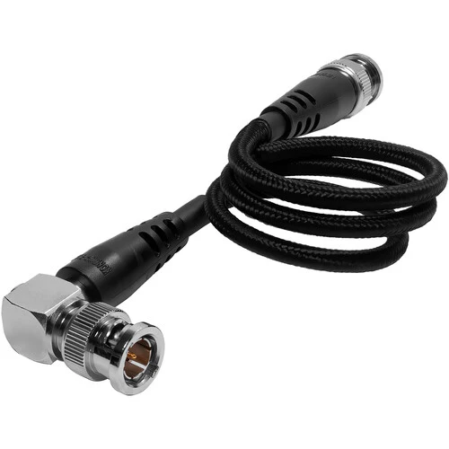 Kondor Blue 50.8cm (20") 12G SDI Straight to Right Angle Cable for 4K 60p Camera Monitors and Transmitters (Black) - Image 3