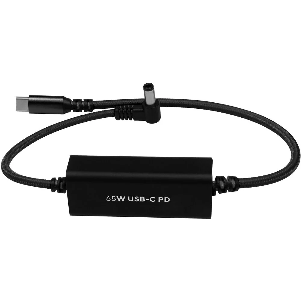 Kondor Blue DC to USB-C Power Delivery Cable for Canon R5 C/Sony FX3 (Raven Black, 16") - Image 3