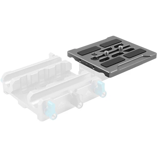Kondor Blue LWS ARRI Bridge Plate - Riser Plate Only for C70/6K Pro/URSA Mini/FX6/Venice (Space Gray) - Image 3