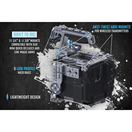 Kondor Blue RED V-RAPTOR Cage (Cage Only) (Raven Black) - Image 9