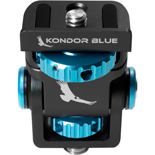 Kondor Blue Swivel Tilt Monitor Mount with Arri Pin (Pan/Tilt) (Black) - Image 2