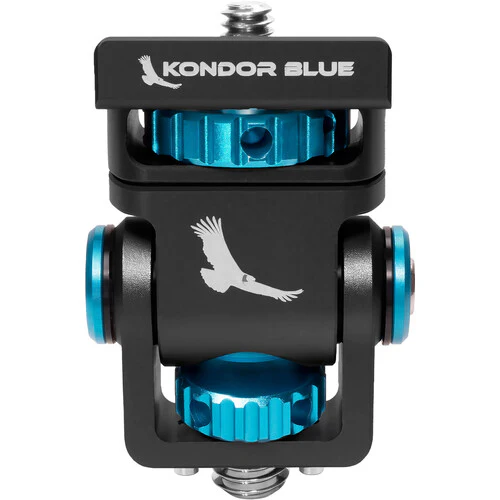 Kondor Blue Swivel Tilt Monitor Mount with Arri Pin (Pan/Tilt) (Black) - Image 3