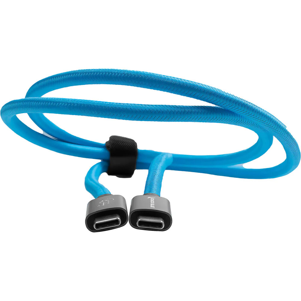 Kondor Blue Thunderbolt 4 USB-C Cable (3', Kondor Blue) - Image 2