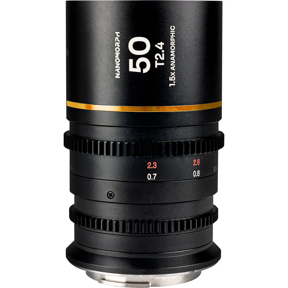 Laowa Nanomorph 50mm T2.4 1.5X S35 (Amber) - (Cine) L Mount