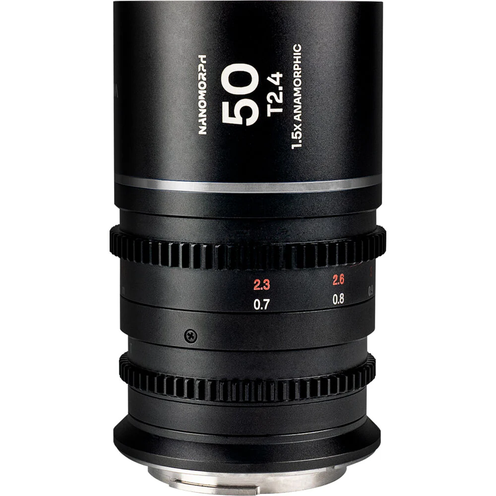 Laowa Nanomorph 50mm T2.4 1.5X S35 (Silver) - (Cine) Arri PL (Default) + EF Lens