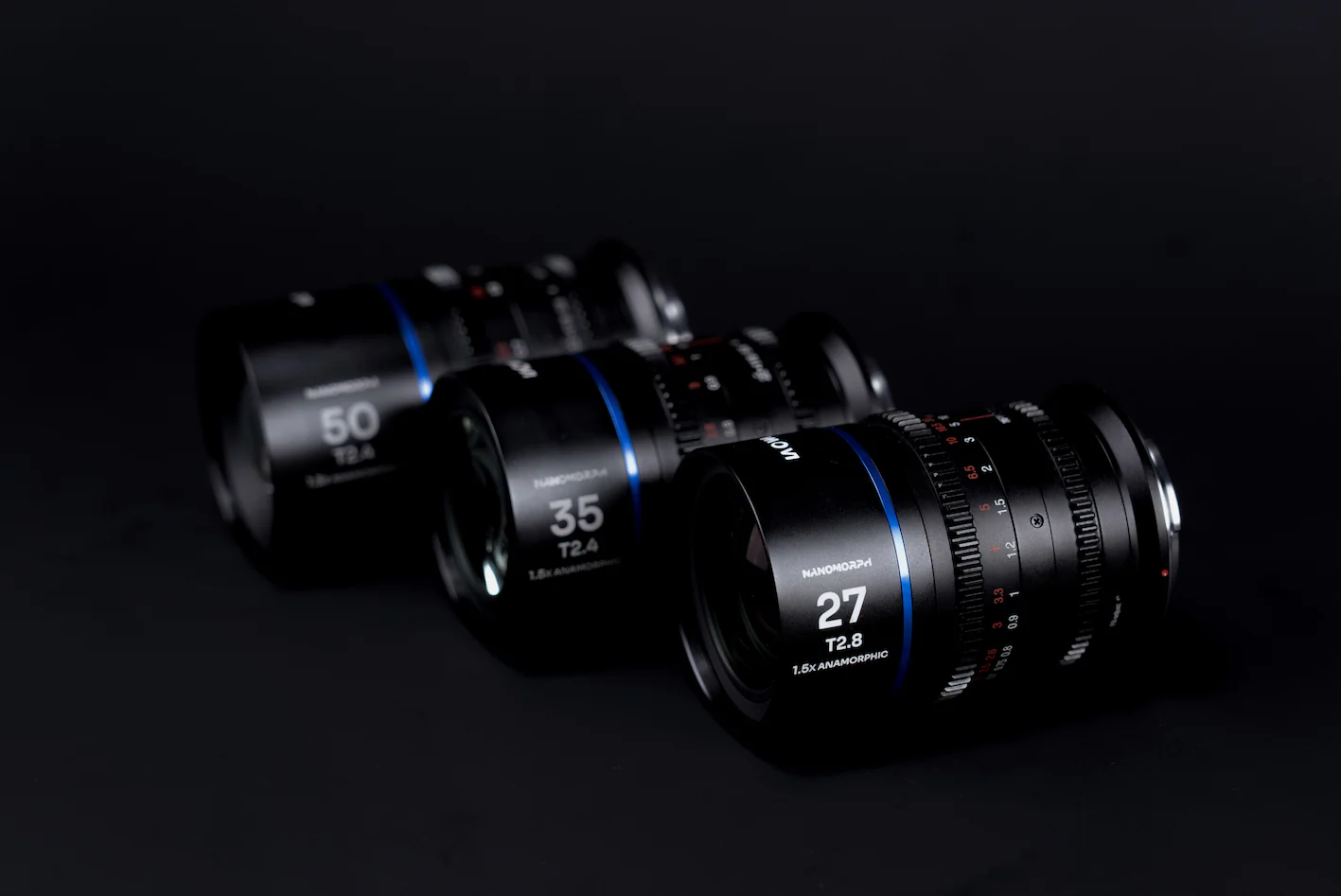 Laowa Nanomorph S35 Prime 3-Lens Bundle
(27mm, 35mm, 50mm) (Blue) - (Cine) Fuji X - Image 2