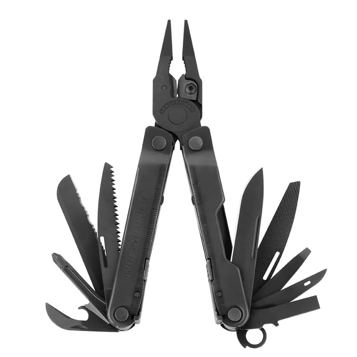 Leatherman Rebar Lightweight Black Oxide Multi-Tool 189g 420HC S/S Blades w/MOLLE Black Sheath -Box