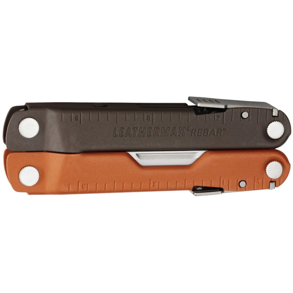 Leatherman Rebar Lightweight Multi-Tool 420HC Blades with Sienna Sheath - Burnt Sienna - Image 2