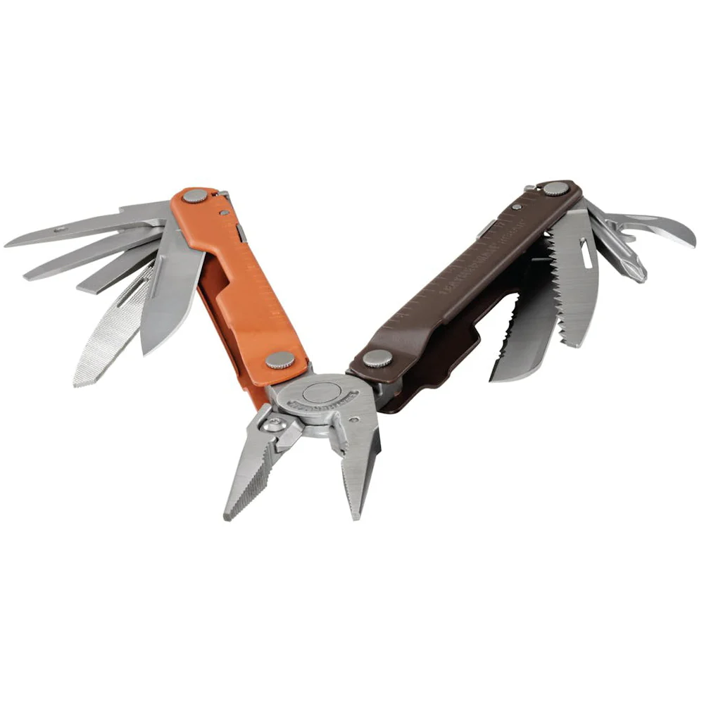 Leatherman Rebar Lightweight Multi-Tool 420HC Blades with Sienna Sheath - Burnt Sienna - Image 4