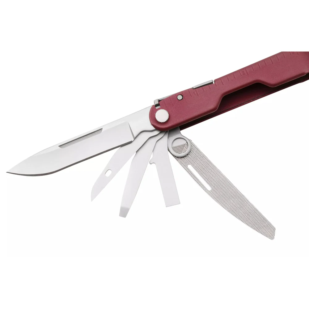 Leatherman Rebar Lightweight Multi-Tool with Cranberry Sheath - Heathered Cranberry - Image 3