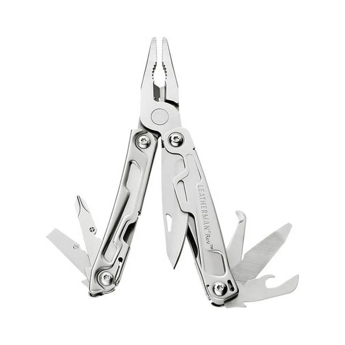 Leatherman REV Lightweight Multi-Tool 168gm 420HC S/S Blade w/Clip - Silver - Peg