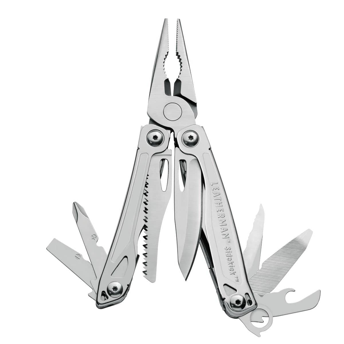 Leatherman Sidekick Lightweight Multi-Tool 198gm 420HC S/S Blades w/Nylon Sheath - Silver - Box
