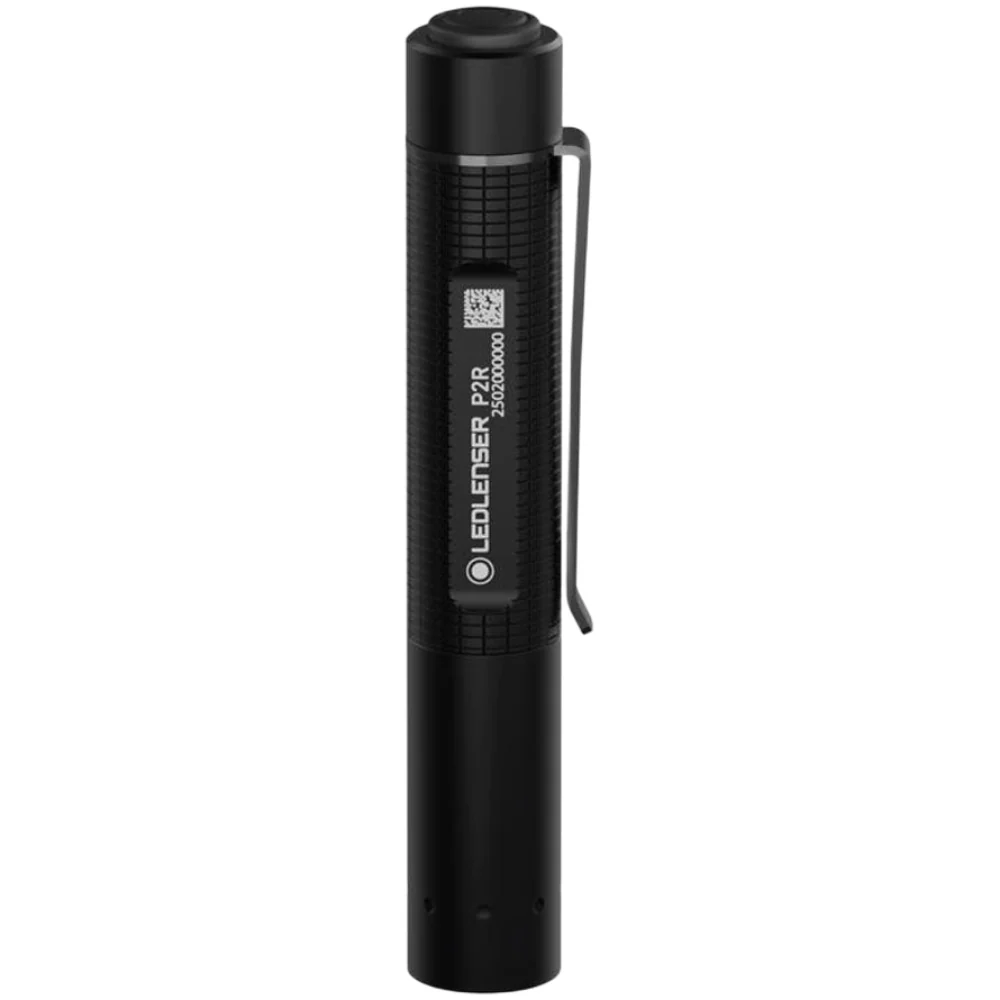 Ledlenser P2R Flashlight 200lm 90m 8h Rechargeable IP54 with Pocket Clip - Image 3