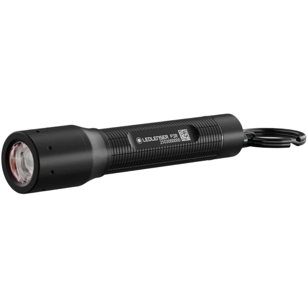 Ledlenser P3R Flashlight 200lm 130m 8h Rechargeable IP54 with KeyRing - Image 2