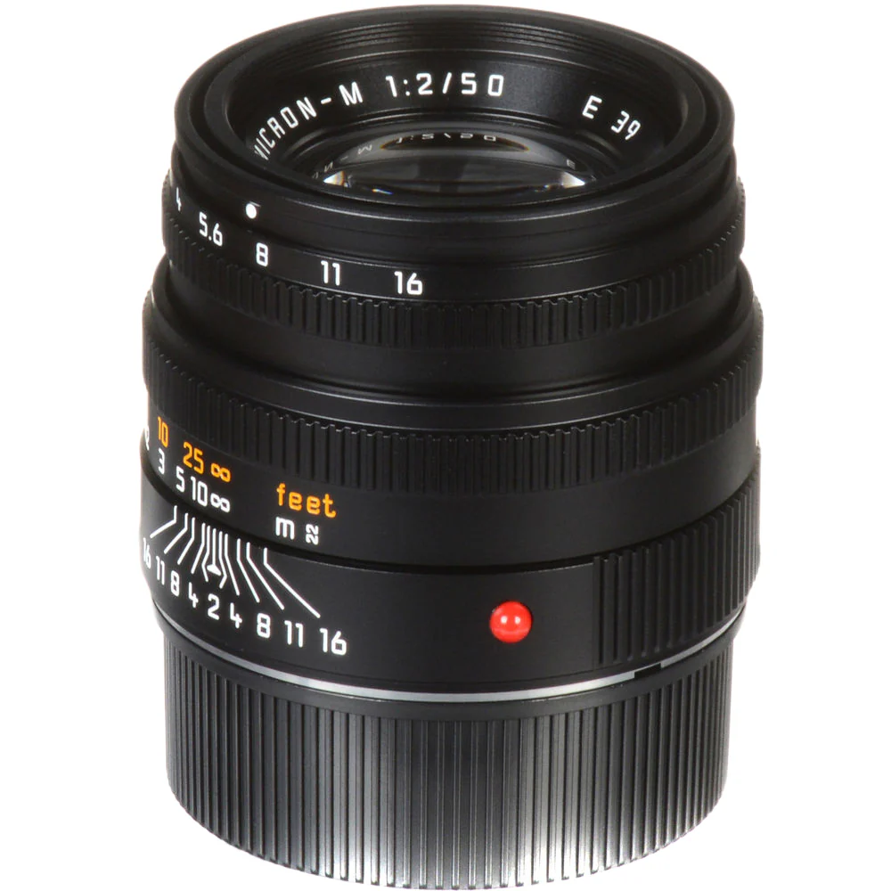 Leica Summicron-M 50mm f/2 Lens (Black Anodised) - Image 3