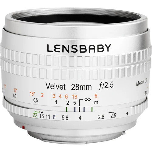 Lensbaby Velvet 28mm f/2.5 Lens for Nikon Z (Silver) - Image 5