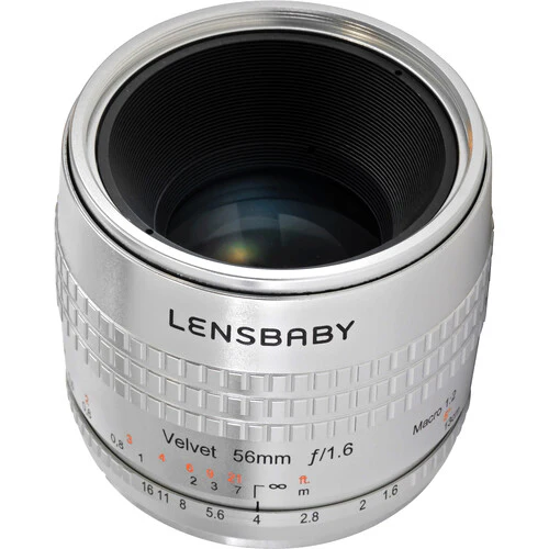 Lensbaby Velvet 56mm f/1.6 Lens for Fujifilm X (Silver) - Image 3