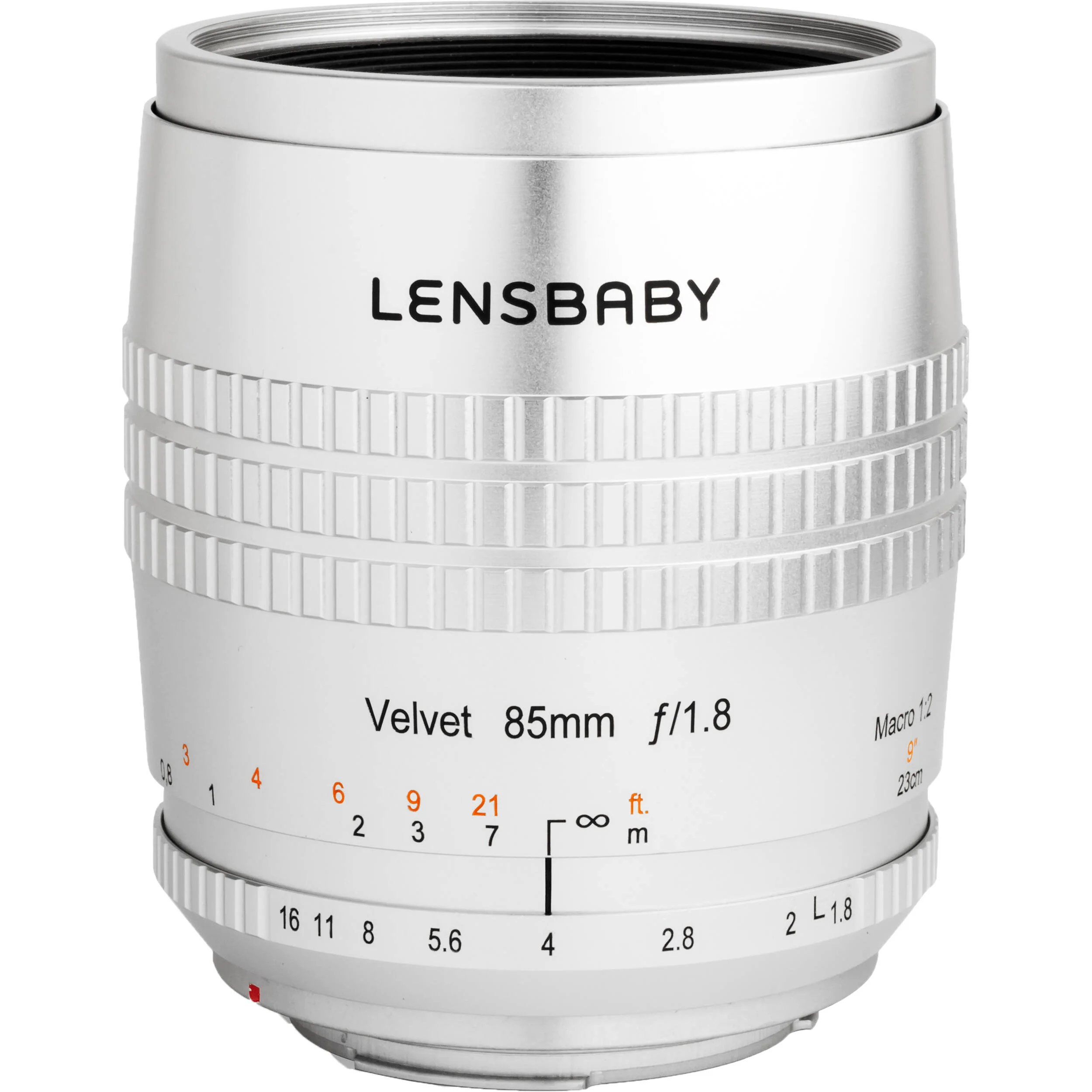 Lensbaby Velvet 85mm f/1.8 Lens for Fujifilm X (Silver)