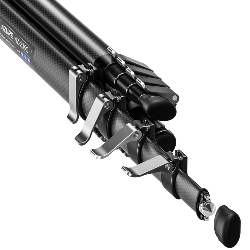 Leofoto AZ-235C Carbon Fibre Travel Tripod + LH-30R Ball Head - Image 8