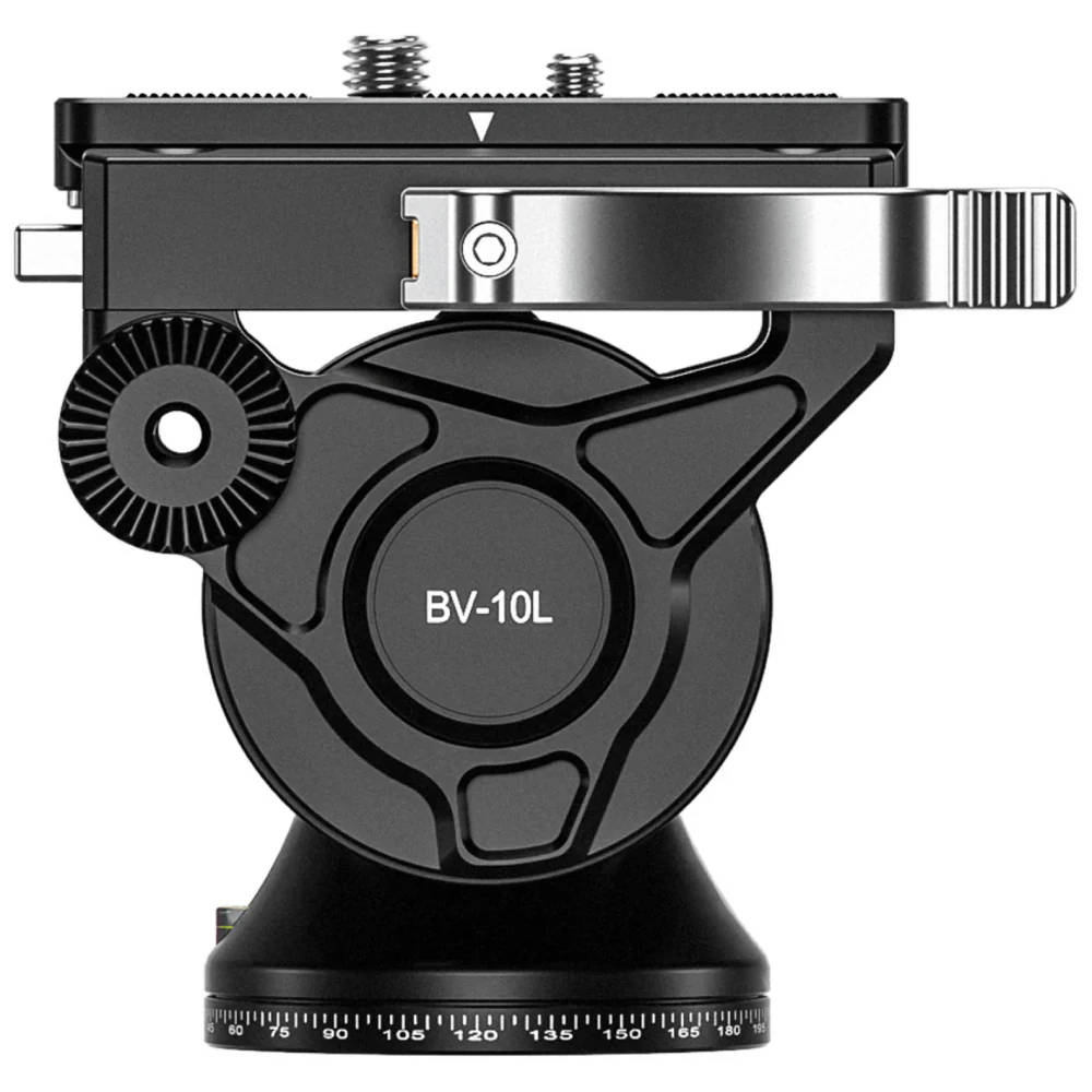 Leofoto BV-10L 60mm Base Lever Release Video Fluid Head with Arca PU-90 Plate - Image 3