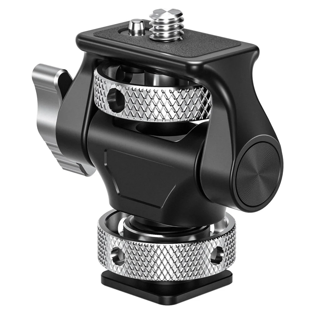 Leofoto FM-04 Monitor Mount with Cold Shoe Mount - Image 3
