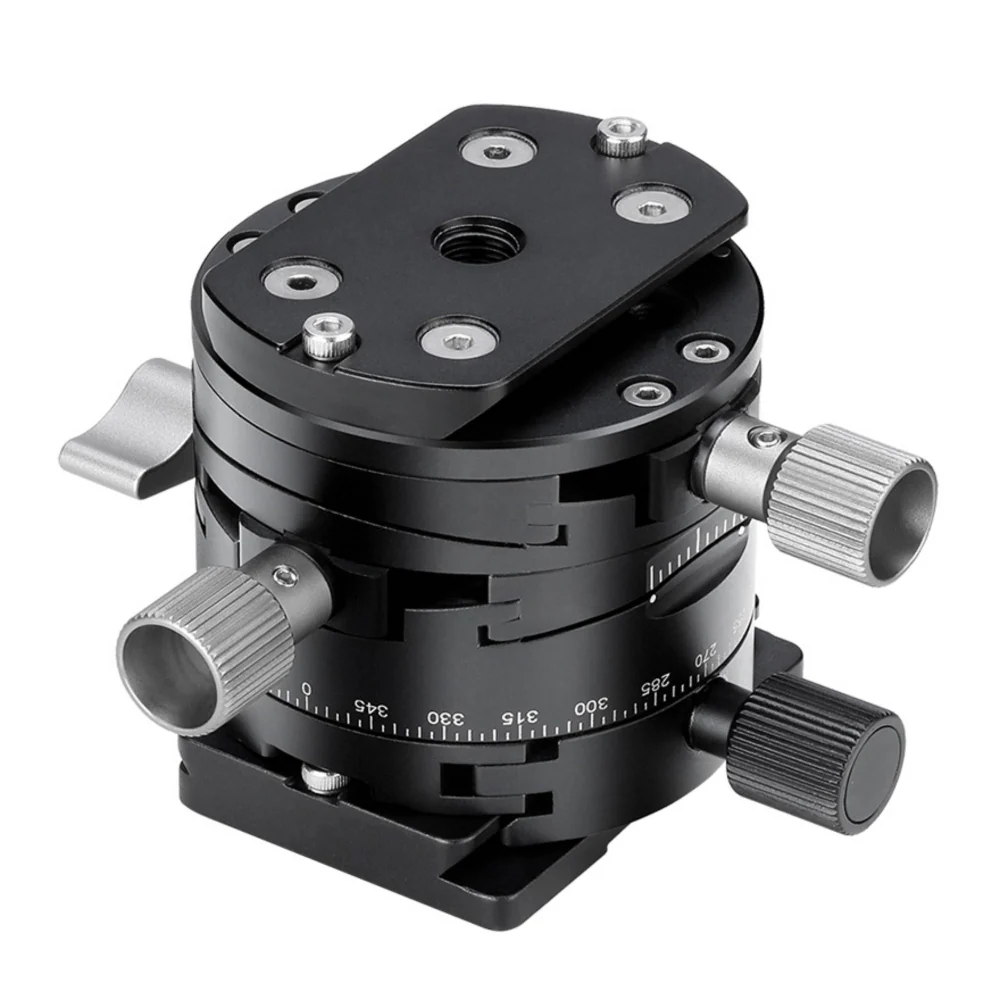 Leofoto G2 3D Geared Head with NP-60 Plate - Image 3
