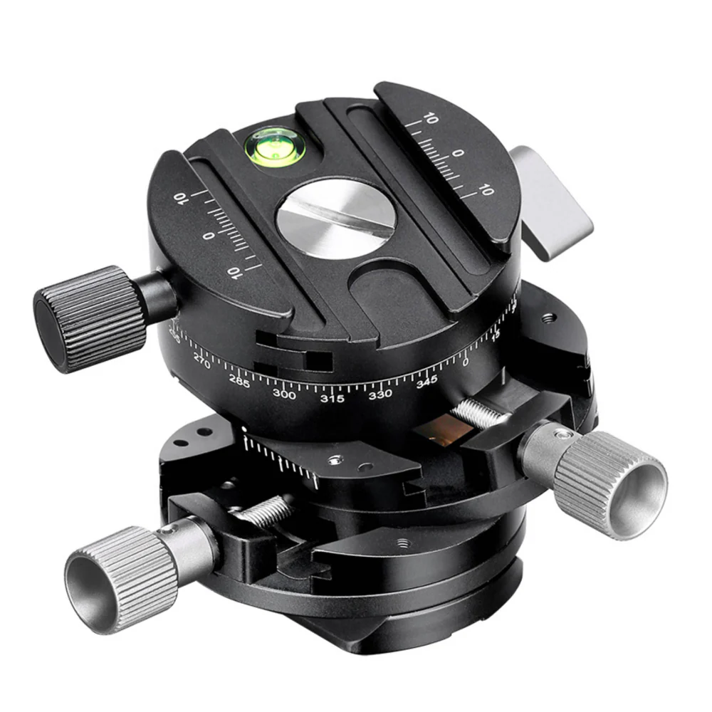 Leofoto G2 3D Geared Head with NP-60 Plate - Image 4