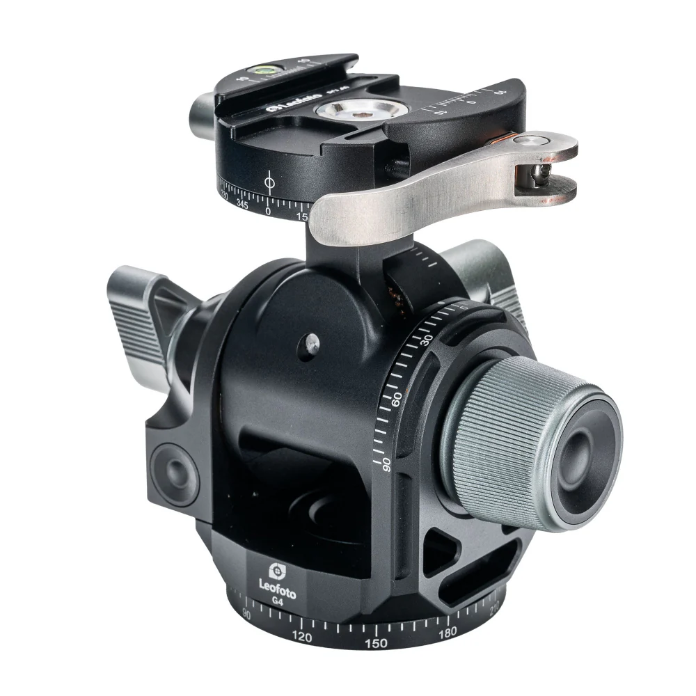 Leofoto G4PCL 60mm 3-Axis Geared Head with Lever Release Clamp - Image 4